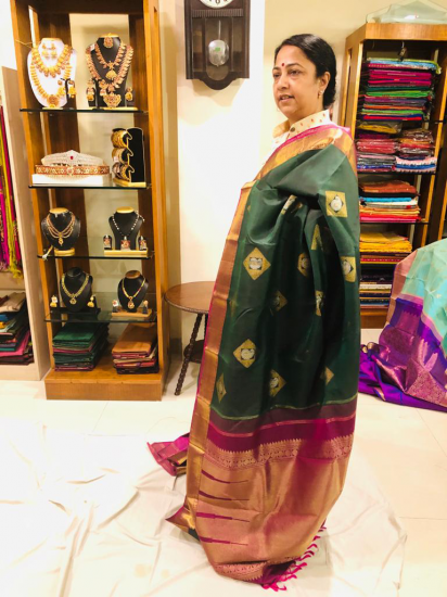 Ahimsa silk saree