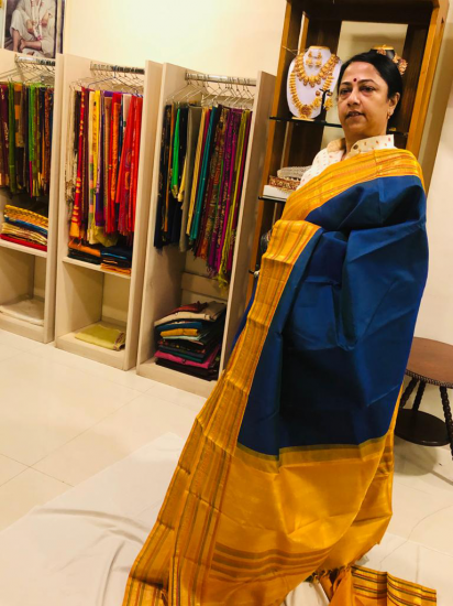 Ahimsa silk saree