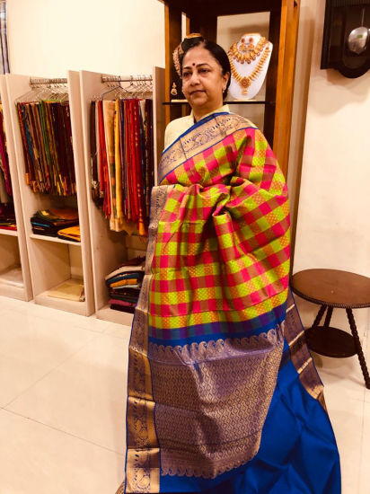 Ahimsa silk saree