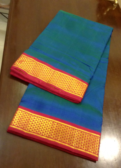 9YARDS AHIMSA SILK SAREE