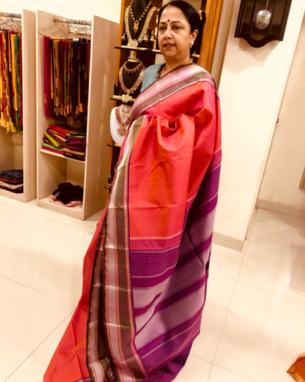 Ahimsa silk saree