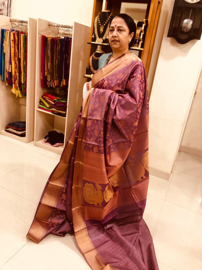 Ahimsa silk saree