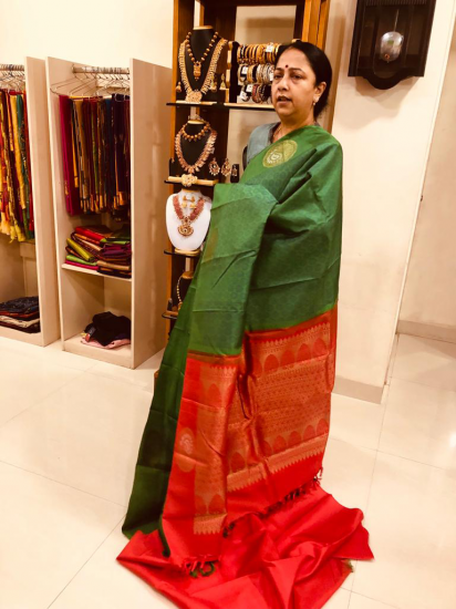 Ahimsa silk saree