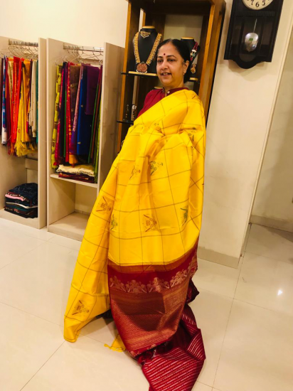 Ahimsa silk saree