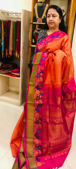 Paithani Ahimsa silk saree