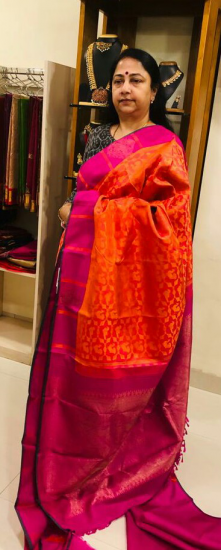 Ahimsa silk saree