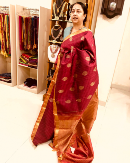 Ahimsa silk saree