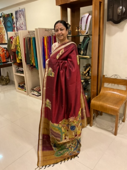 Kalamkari Designer saree