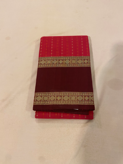 Cotton 6 Yards Butte Saree