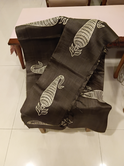 Ahimsa Silk Salwar Set Top With Dupatta