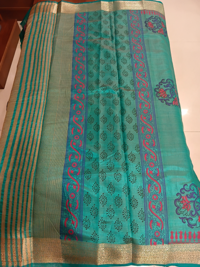 Chanderi Silk Cotton saree 