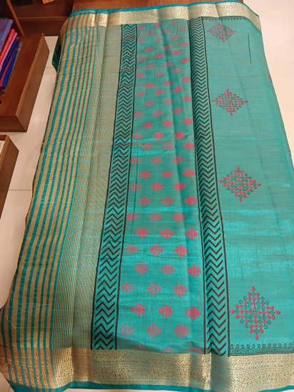 Chanderi Silk Cotton saree 