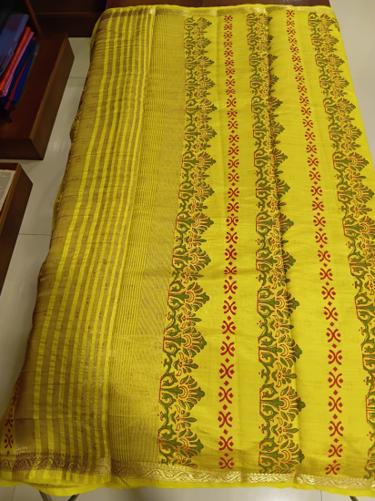 Chanderi Silk Cotton saree 