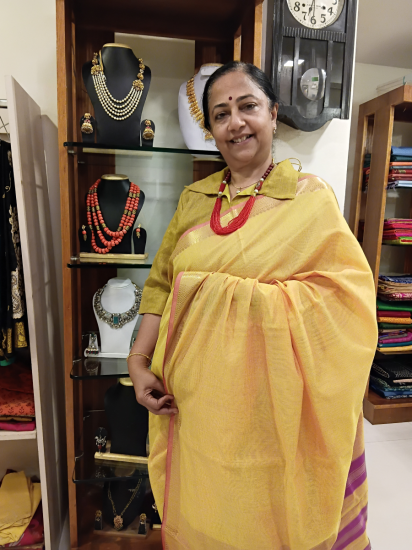 Maheshwari Cotton Silk Saree