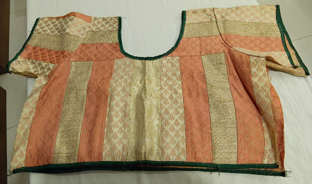 Brocade blouse semistiched