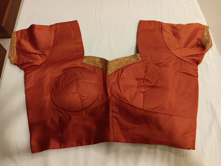 Designer silk cotton blouse