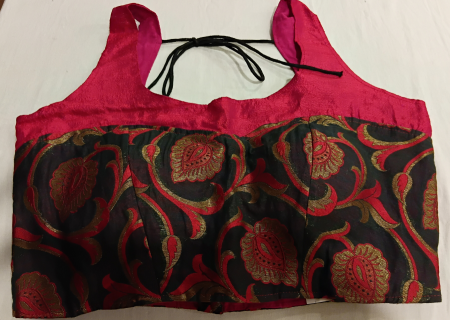 Printed sleevless blouse