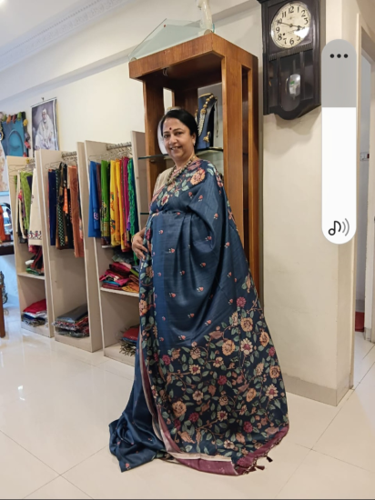 Floral Erica Silk Saree
