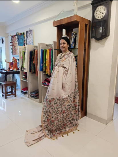 Floral Erica Silk Saree