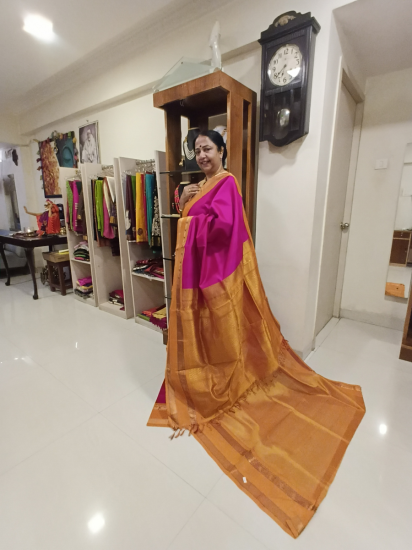 Korvai Double Pettai  saree