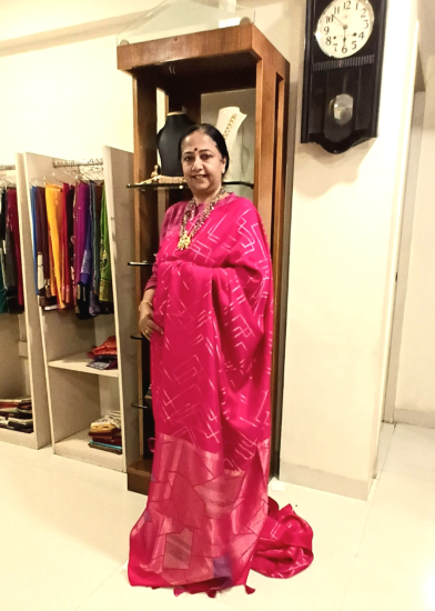 Crepe Georgette Fancy Wear Saree