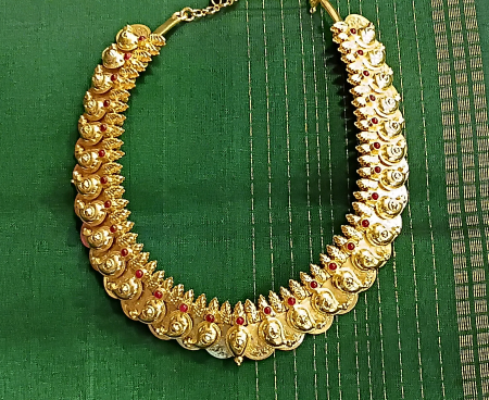 Kasimalai gold necklace 
