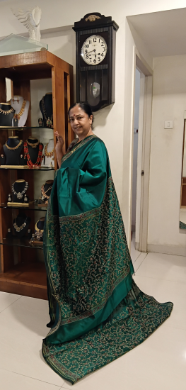 Printed silk cotton sarees