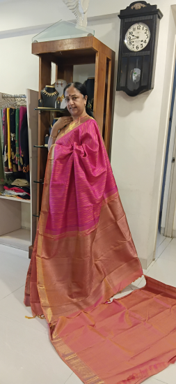 Jacquard woven rich wedding saree