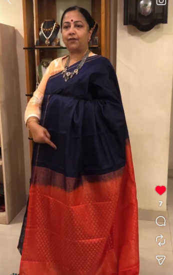 Borderless lightweight saree