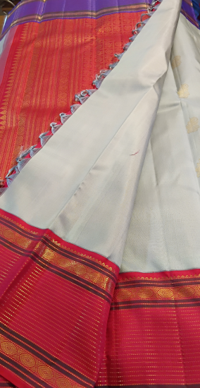Ahimsa silk wedding saree
