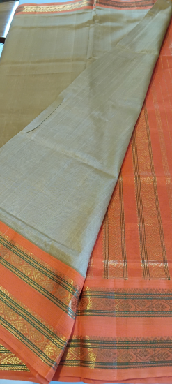 Ahimsa silk cotton saree 