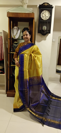 Double pettu silk cotton saree