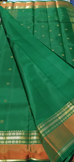Ahimsa silk light weight saree with butte all over