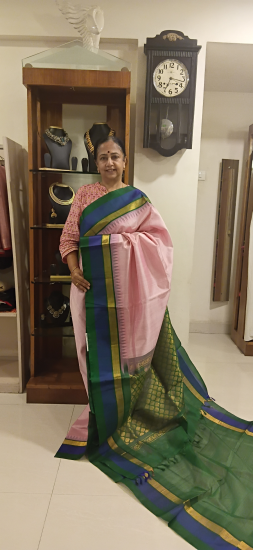 Double pettu silk cotton saree 