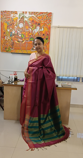 Gicha silk saree