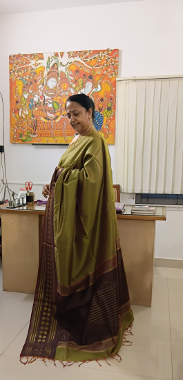 Gicha silk saree