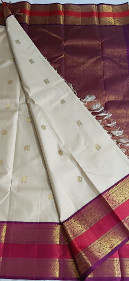 Korvai festive saree with butte all over