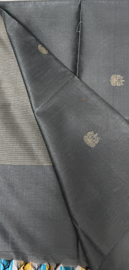 Mulberry Ahimsa Silk Saree