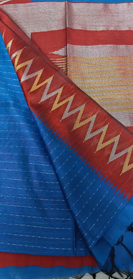 Mulberry Ahimsa Silk Saree