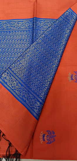 Mulberry Ahimsa Silk Saree