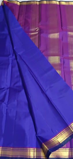 Small Border Ahimsa Silk Saree