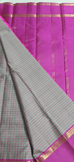 Lightweight ahimsa silk saree 
